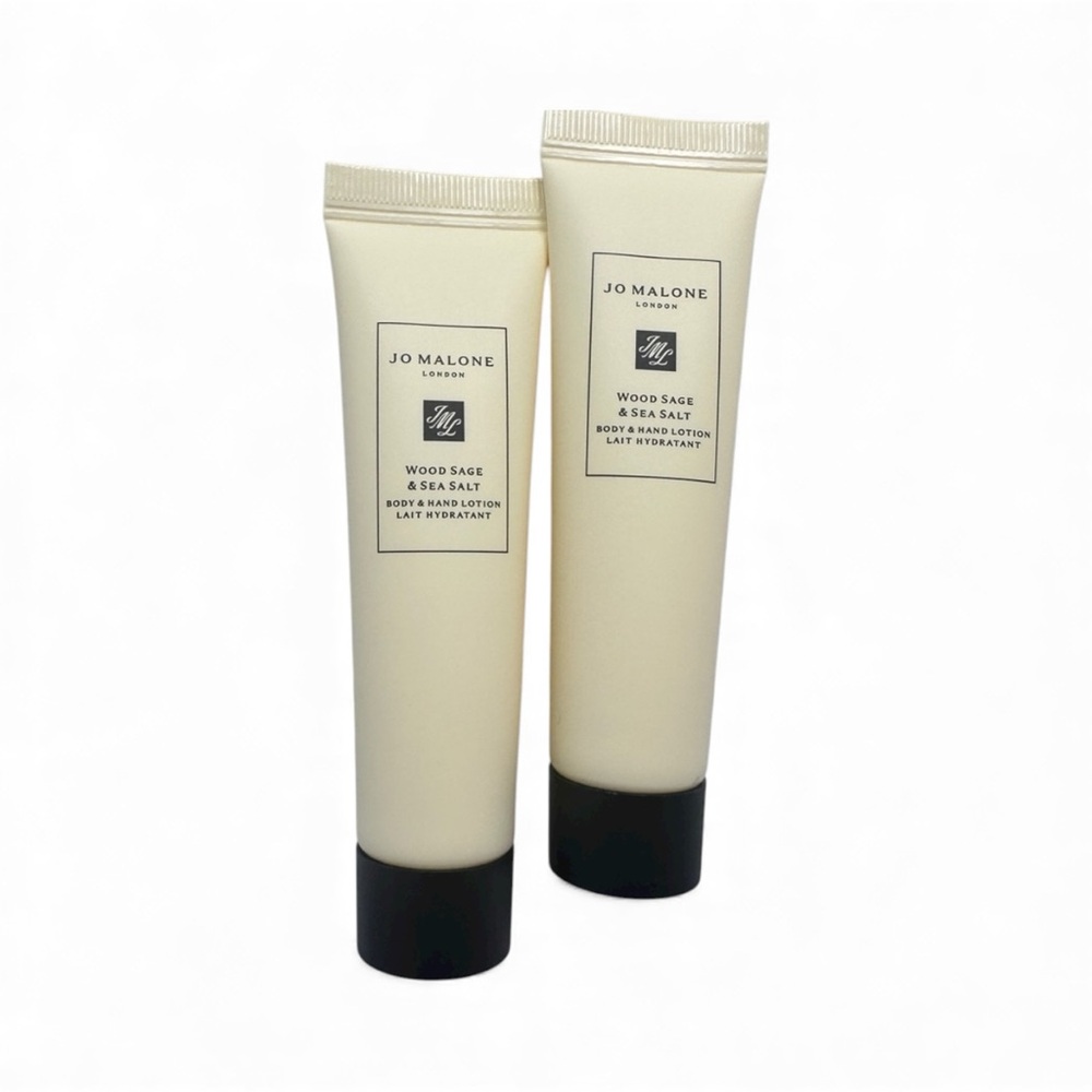 Jo Malone Wood‎ Sage & Sea Salt Body & Hand Lotion - Travel Size Bundle of 2
